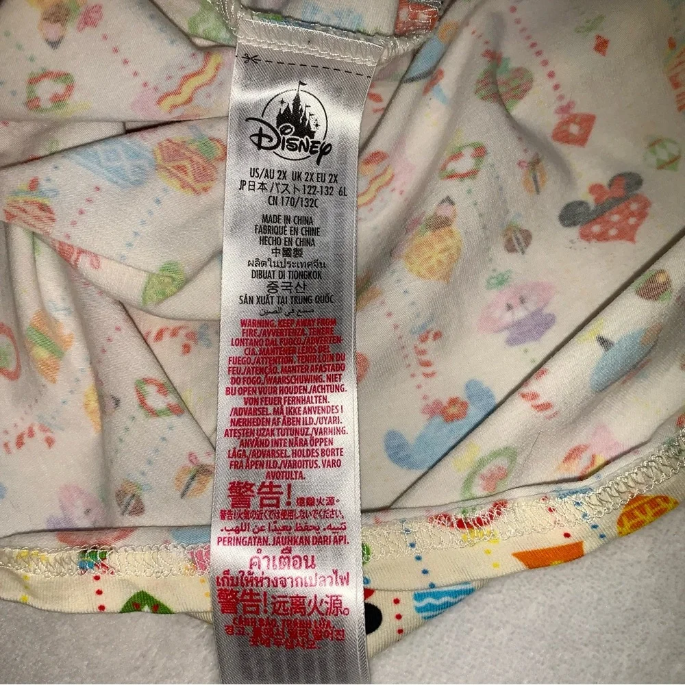 Disney Mickey Mouse dumbo Minnie Mouse mock neck long sleeve top size 2XL yellow - Picture 10 of 12